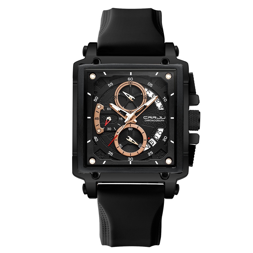 Simple Business Tape Mens Calendar Watch - Image 3