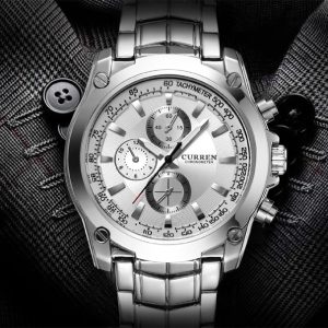 Men's Business-Casual Alloy Waterproof Quartz Watch