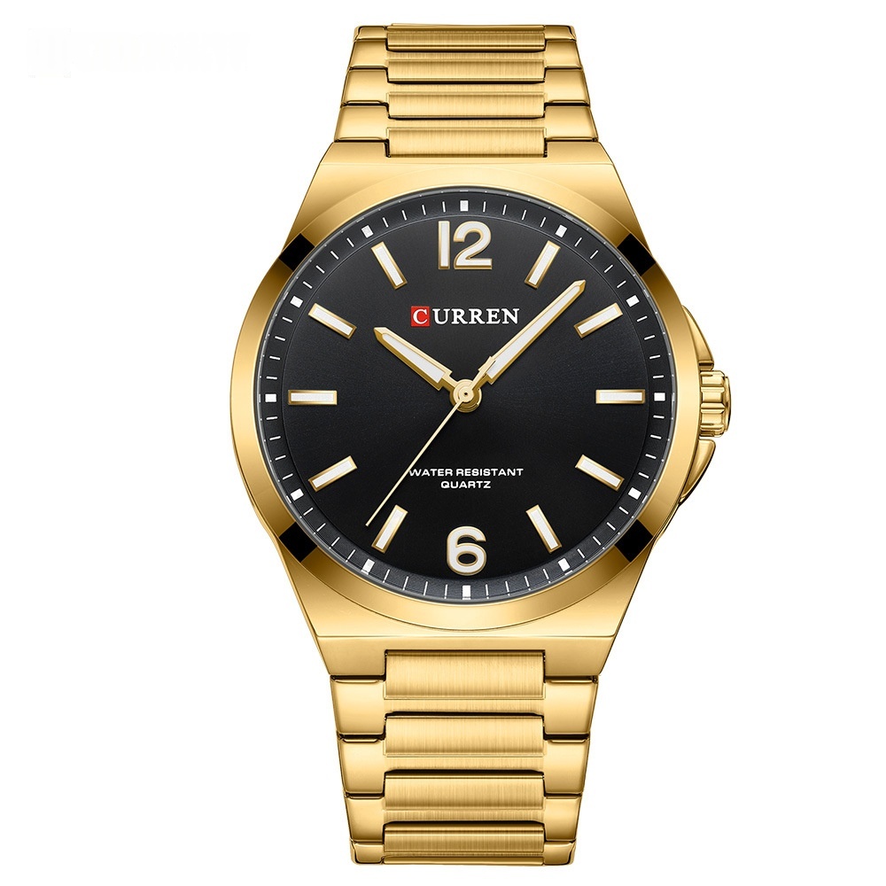 Men's Simple Waterproof Quartz Wristwatch With Steel Band Business Style - Image 6