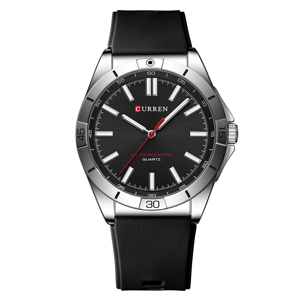 Simple Unisex Round Silicone-band Couples Watch Waterproof - Image 2
