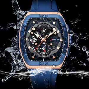 Cairen Unisex Six-Hand Quartz Watch Sporty Style Multi-Function Water-Resistant