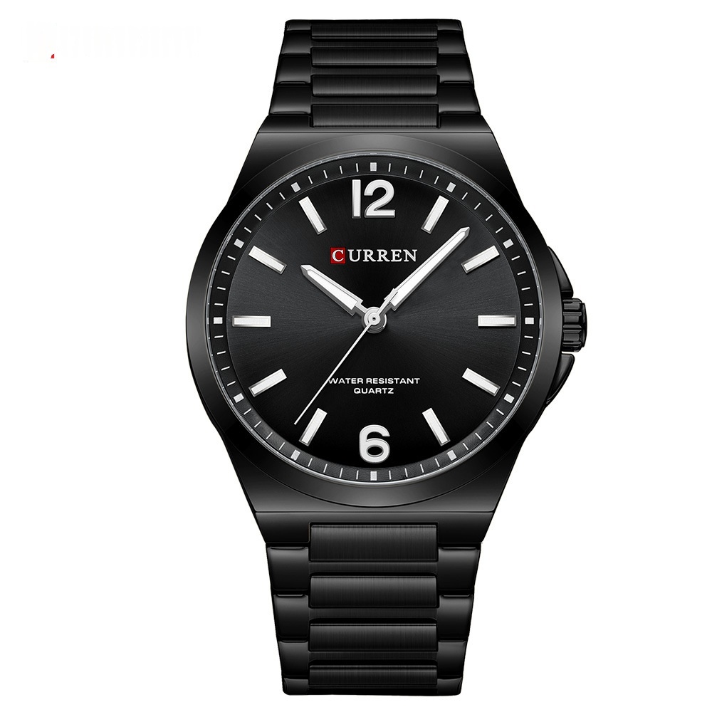 Men's Simple Waterproof Quartz Wristwatch With Steel Band Business Style - Image 4