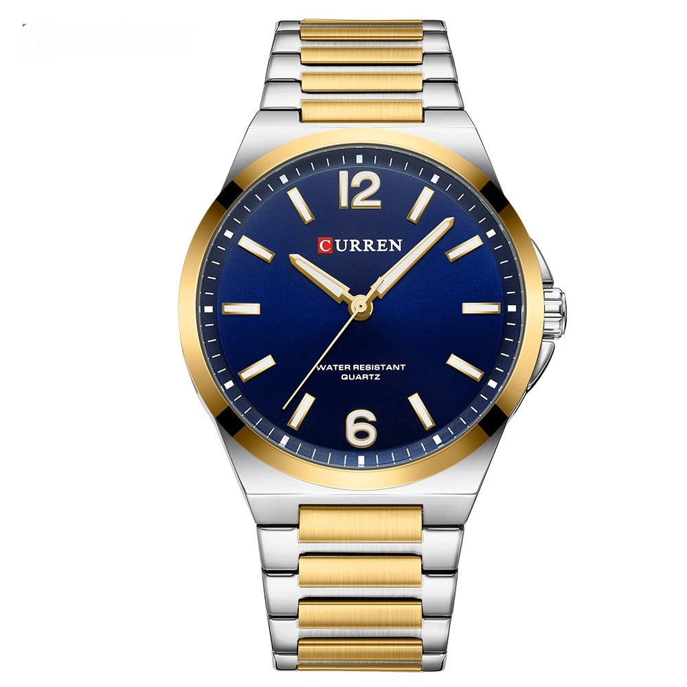 Men's Simple Waterproof Quartz Wristwatch With Steel Band Business Style - Image 7