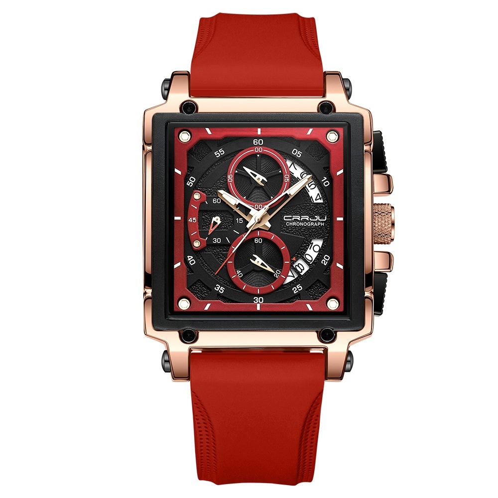 Simple Business Tape Mens Calendar Watch - Image 6