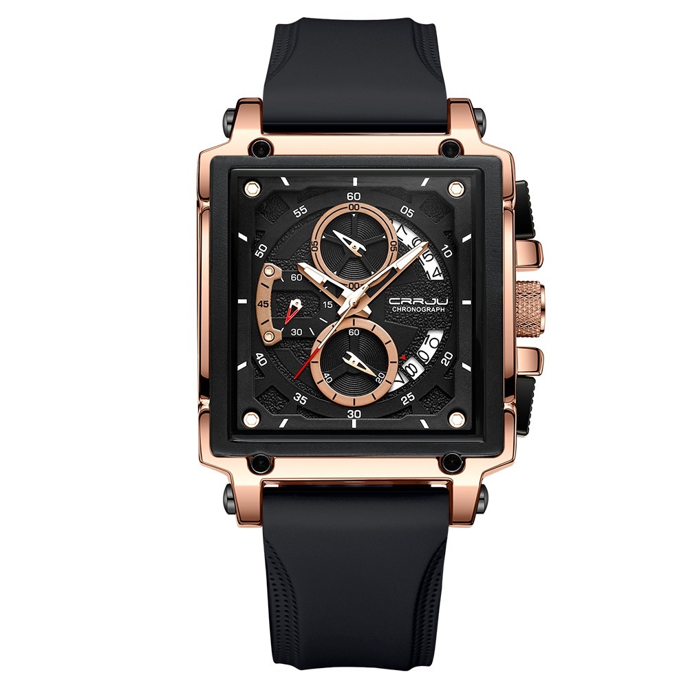 Simple Business Tape Mens Calendar Watch - Image 4